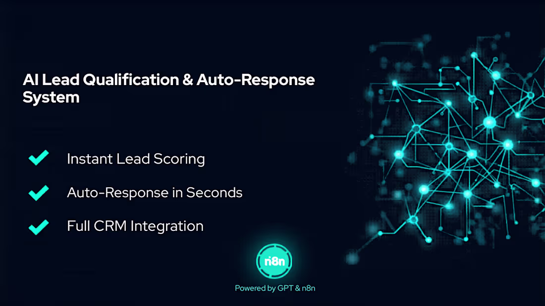 Cover image for AI Lead Qualification & Auto-Response Automation System