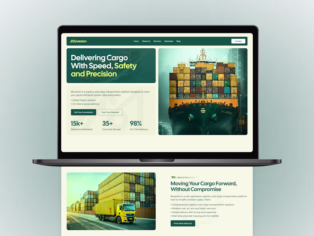 Cover image for Movexion – Logistics & Cargo