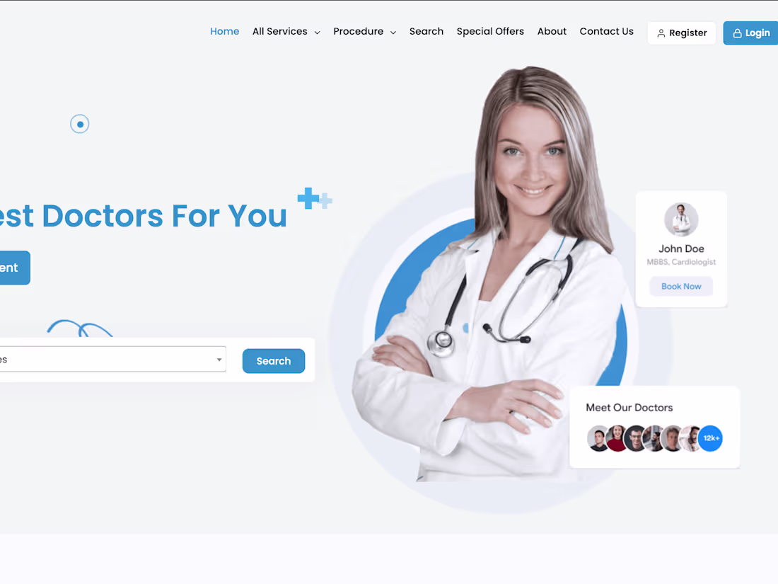 Cover image for Doctors Appointment | MeetDocs