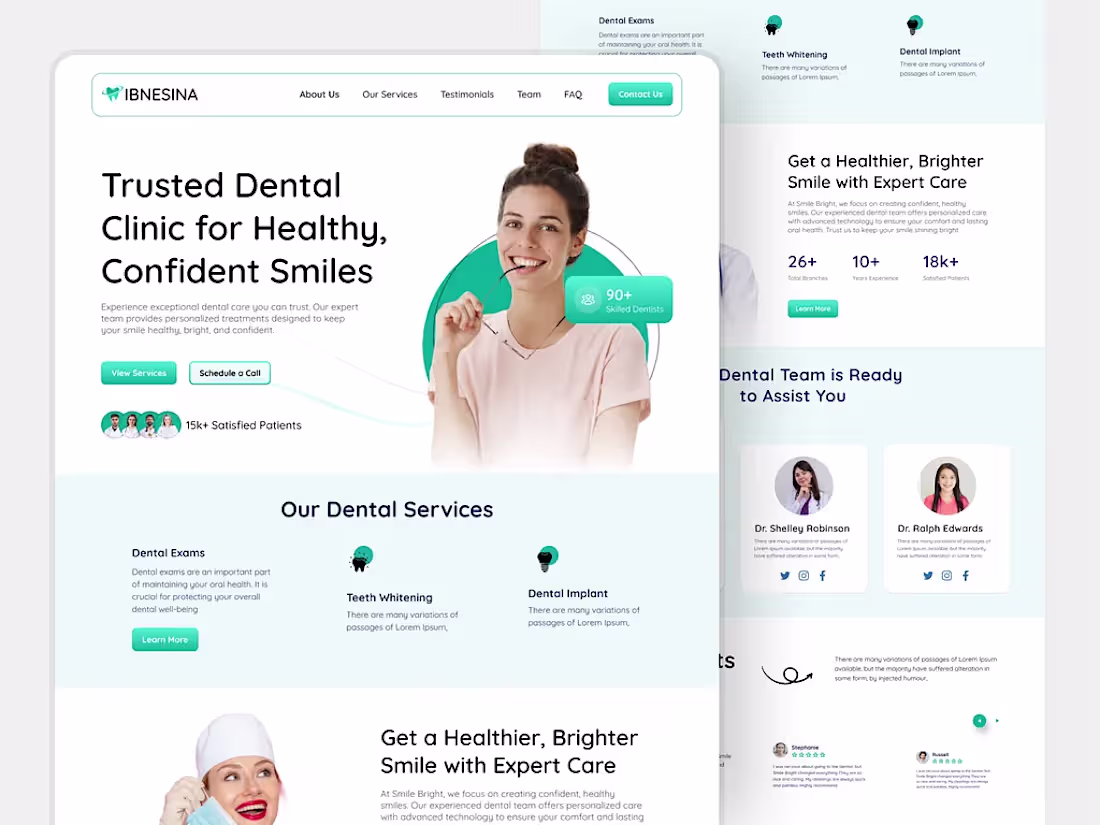 Cover image for Dentist Website Design |Wix Website Design