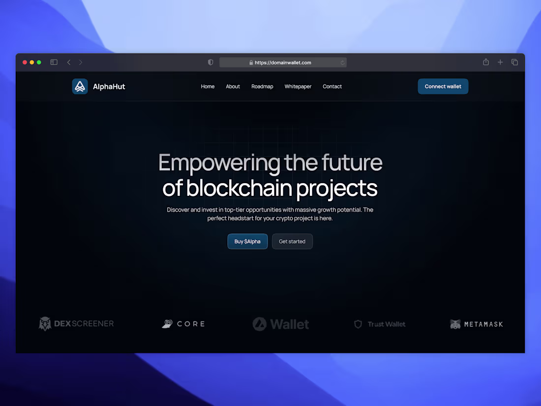 Cover image for Website UI/UX design