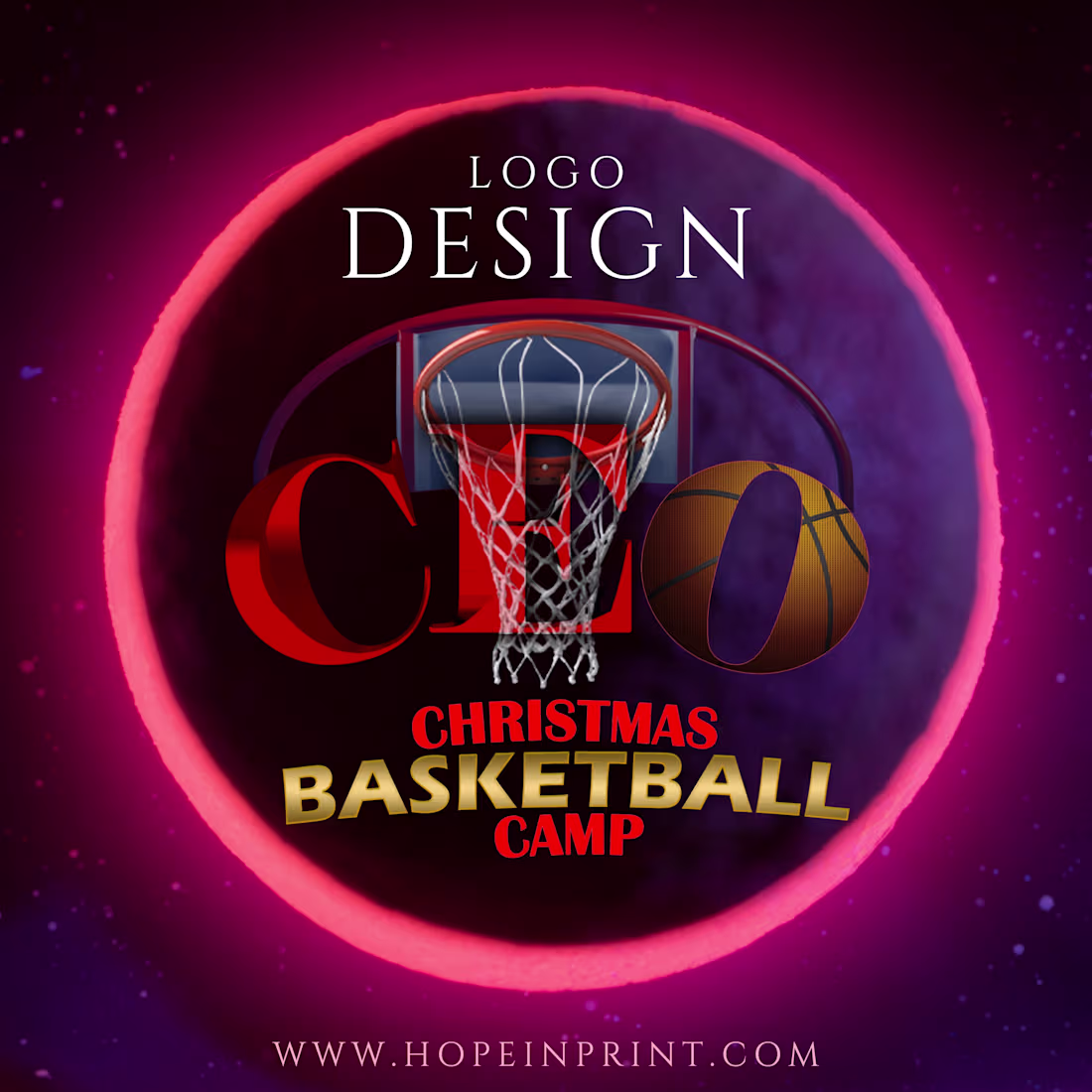 Cover image for Just wrapped this festive logo for a local Christmas Basketb...