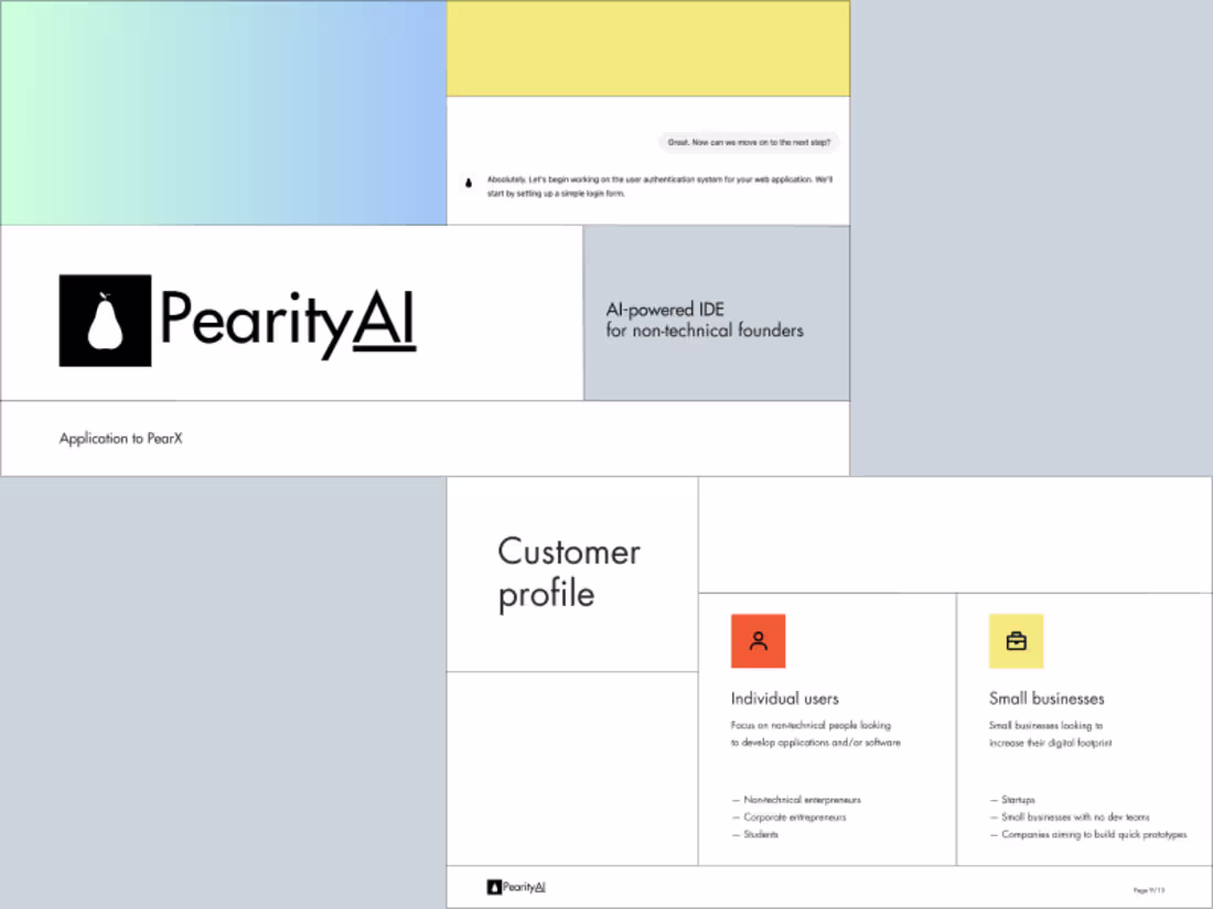 Cover image for AI pitch deck