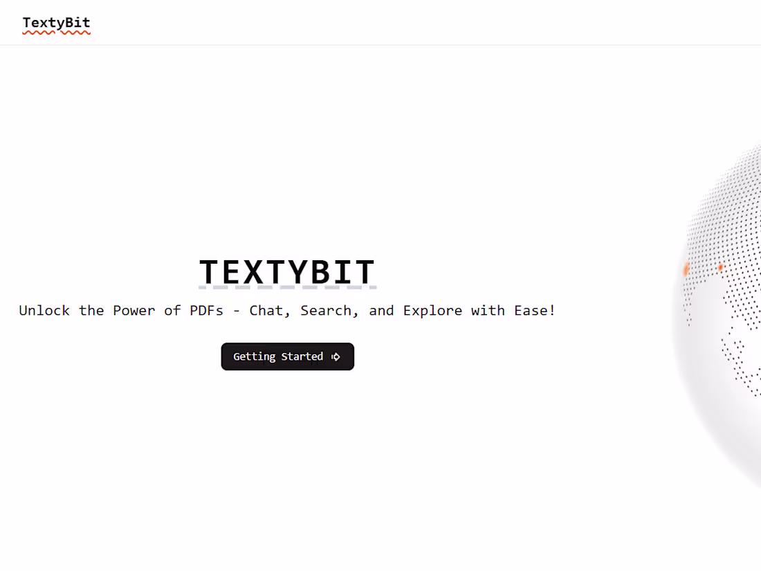 Cover image for TextyBit - A Gemini based RAG Application for your PDF files