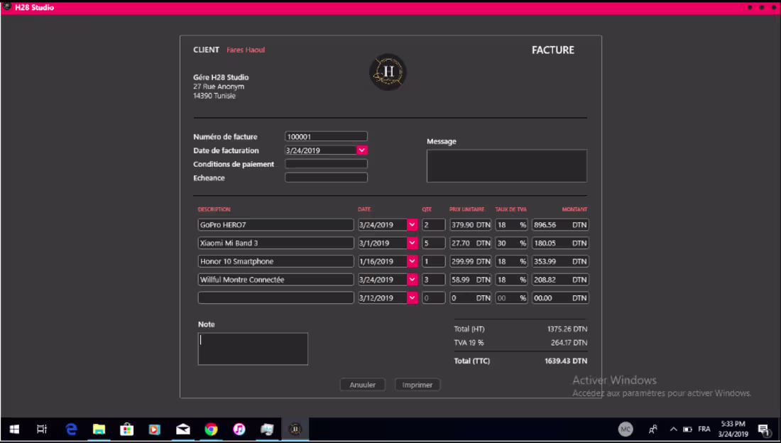 Cover image for This Flask based billing software generates invoices with it...