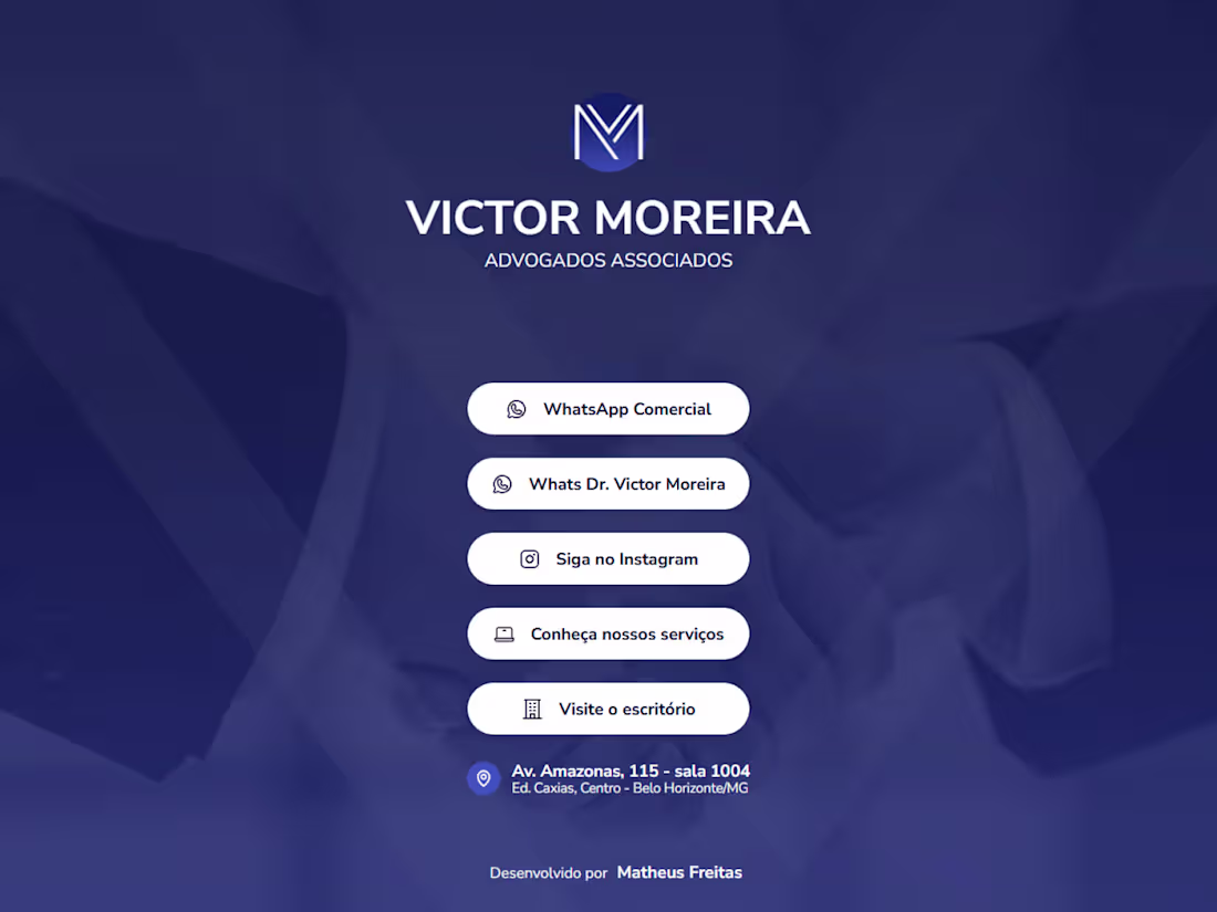 Cover image for Websites Adv. Victor Moreira
