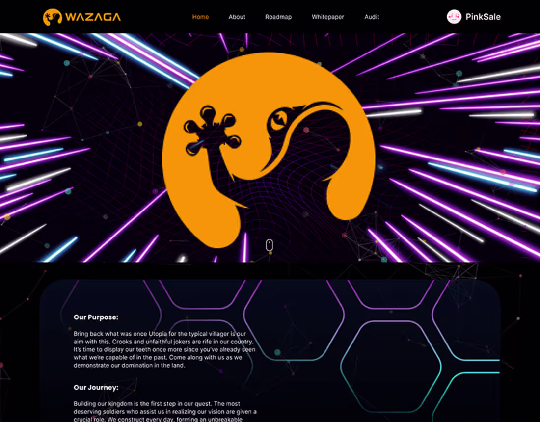 Cover image for cryptocurrency web landing page on Behance