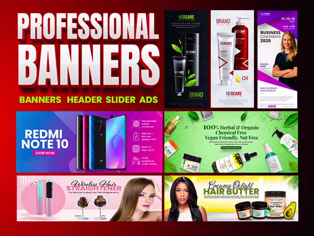 Cover image for WEBSITE BANNERS