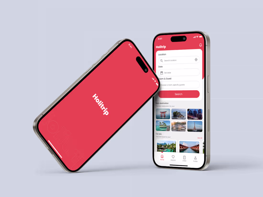 Cover image for Holitrip - Hotel Booking App UI Kit