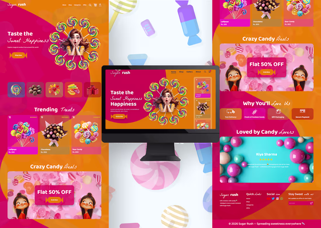 Cover image for Sugar Rush – Candy Shop