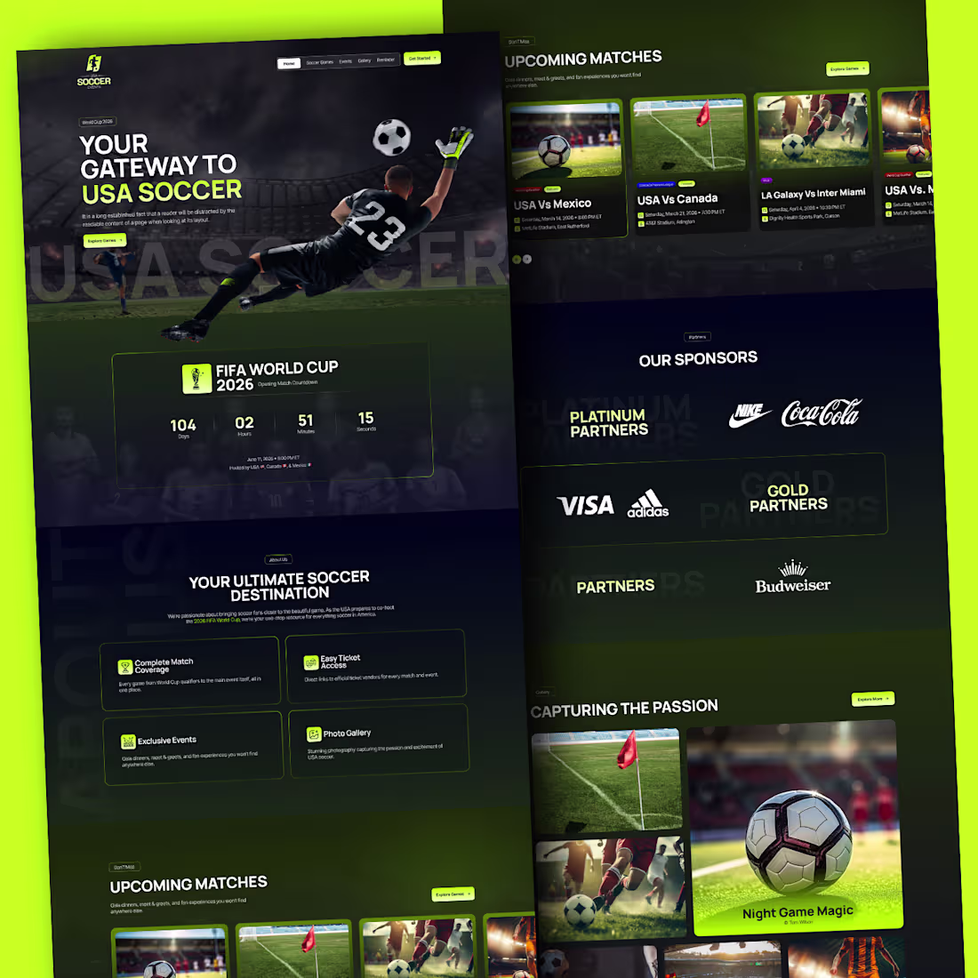 Cover image for USA Soccer Events – Branding