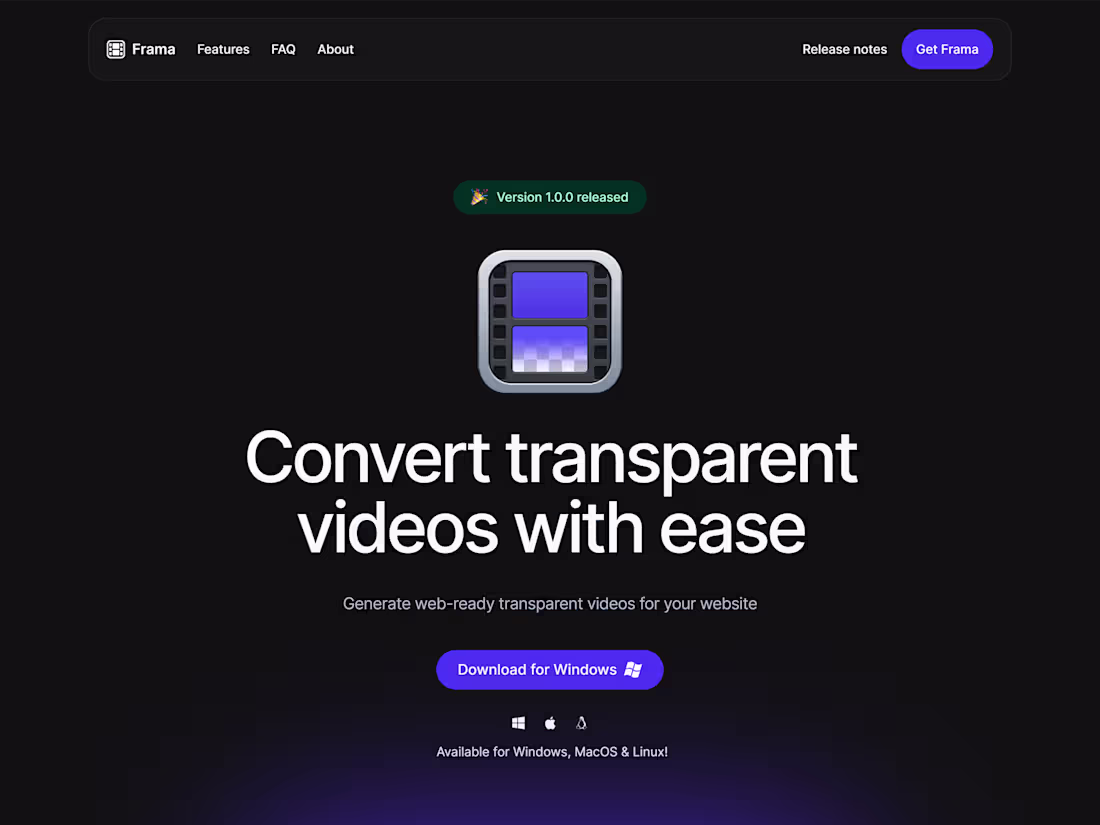 Cover image for Say hello to Frama, a free cross-platform desktop applicatio...