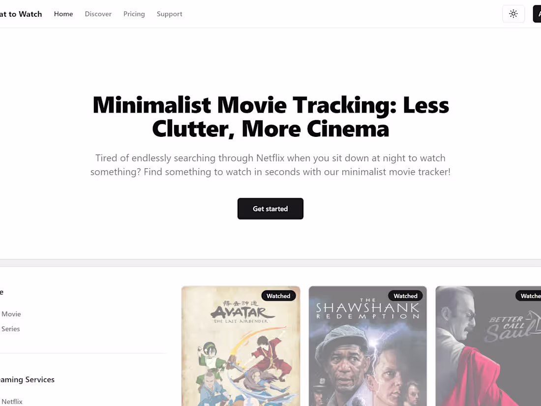 Cover image for Minimalist Movie Tracker