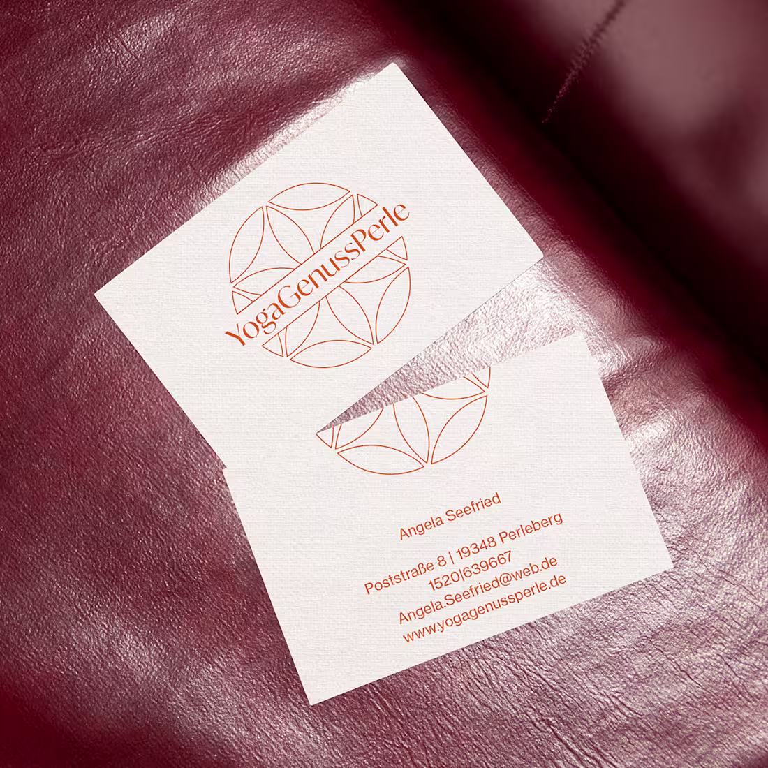 Cover image for Corporate identity for a yoga studio on Behance