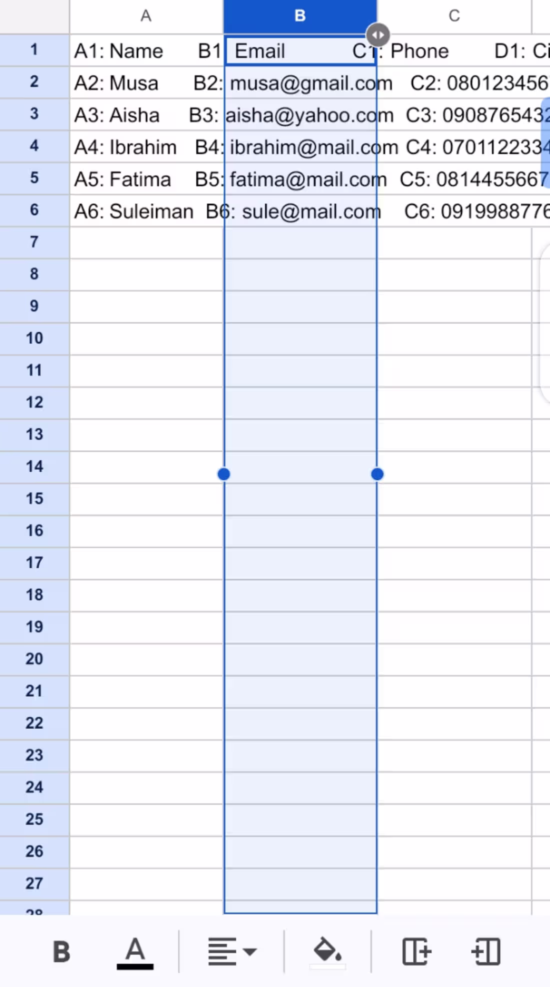 Cover image for Data entry 
Cleaned and formatted