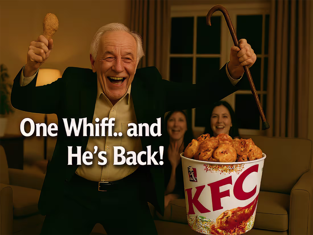 Cover image for Resurrected by Flavor – Cinematic KFC Ad (AI Storytelling)