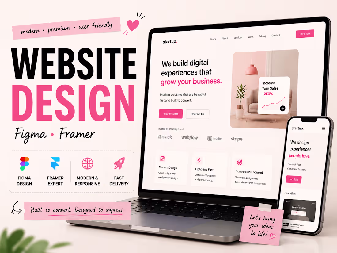 Cover image for Designed a modern fitness website