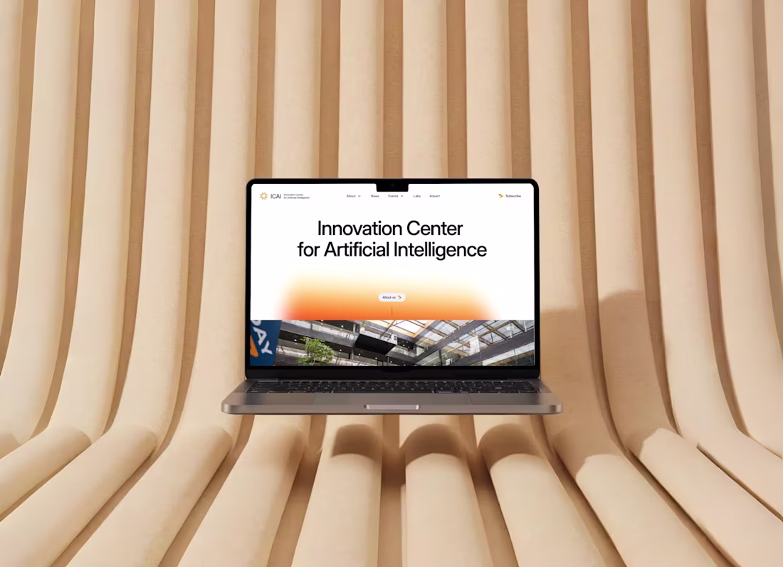 Cover image for Webflow site for AI research network ICAI