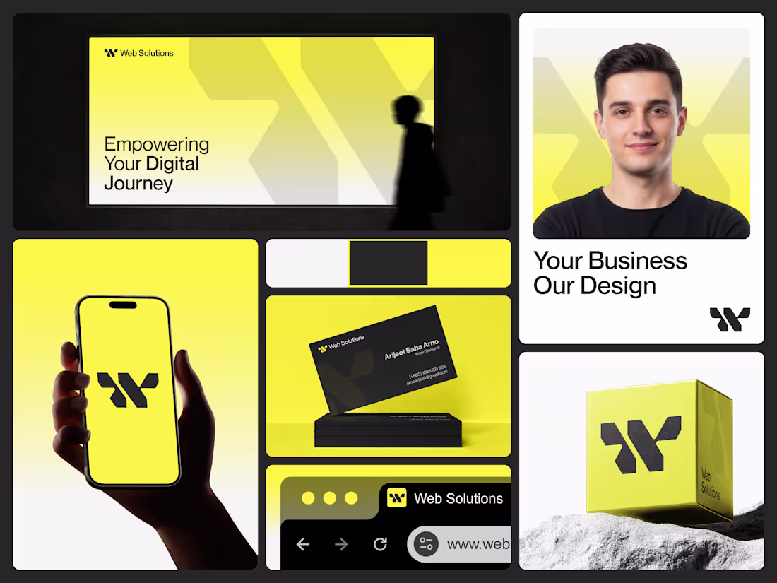 Cover image for Web Solutions - Logo & Branding For a Creative Agency (Link ...
