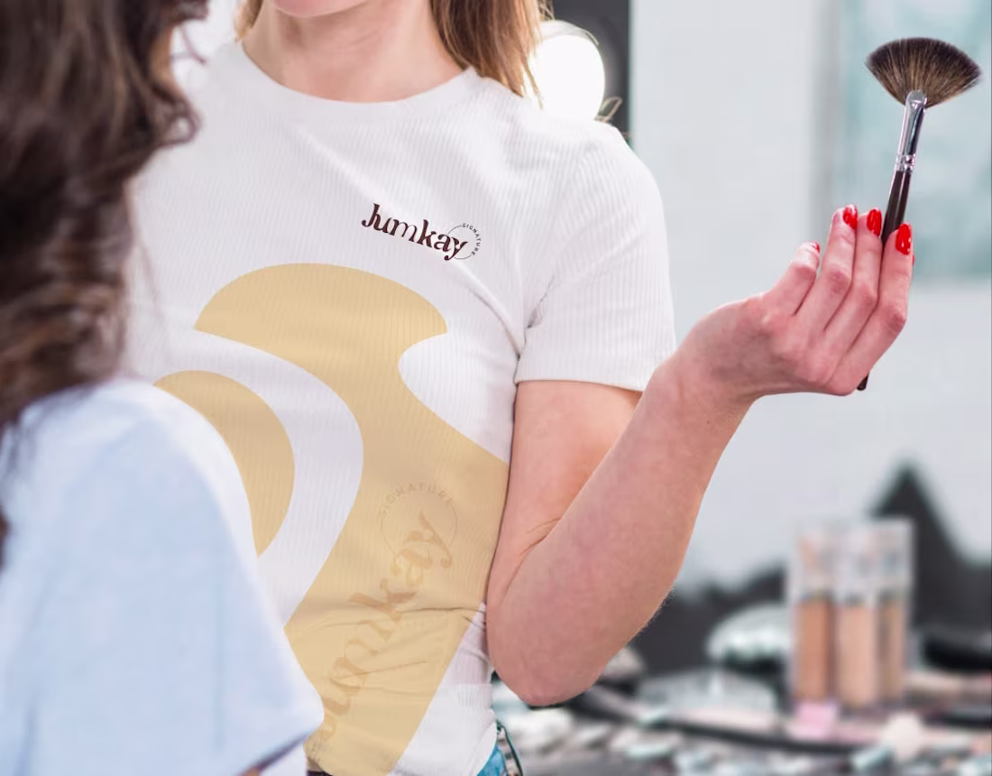 Cover image for Logo Design-Jumkay Signature- Makeup & Beauty Studio