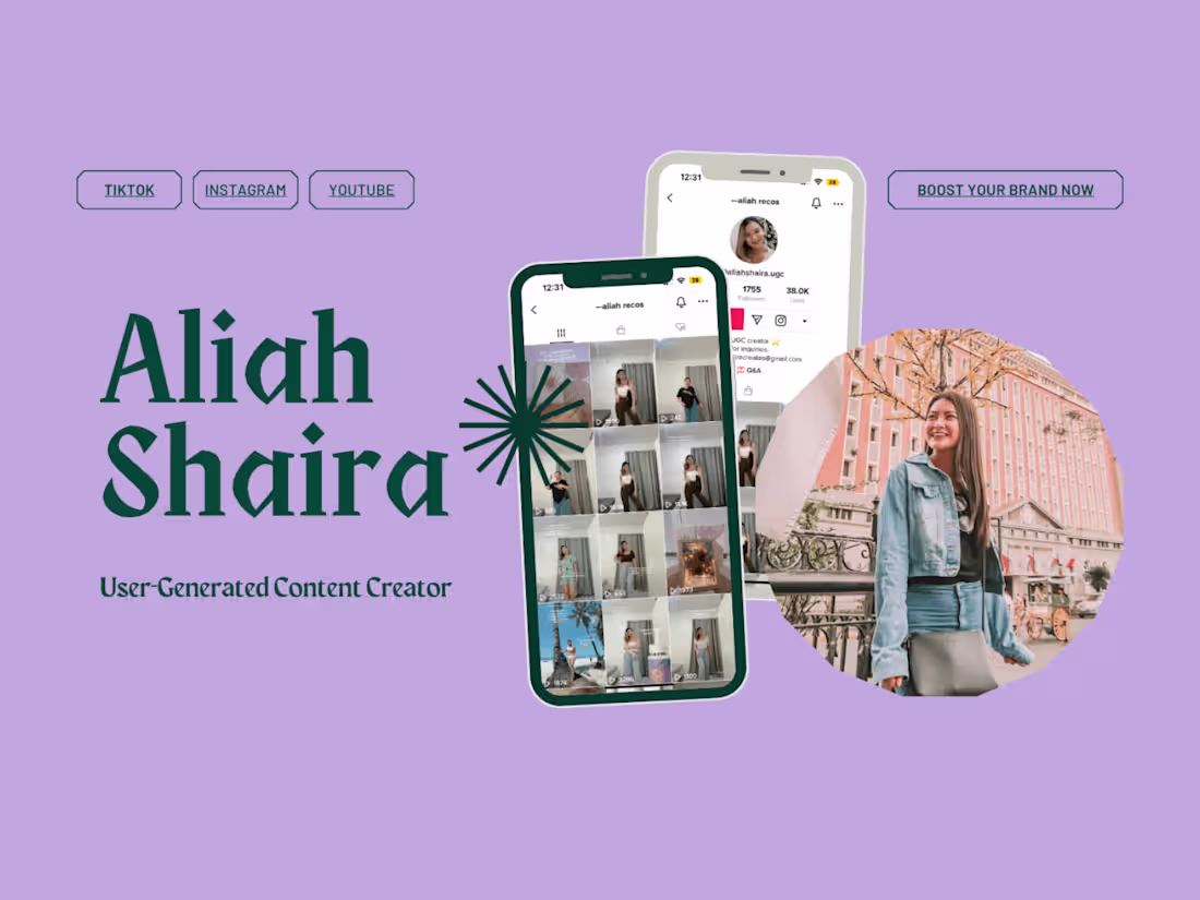 Cover image for UGC / User-Generated Content / TikTok / Portfolio
