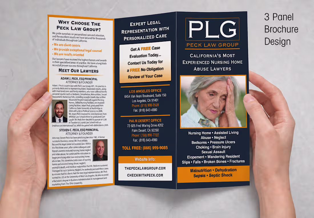 Cover image for 3 Panel Brochure Design for