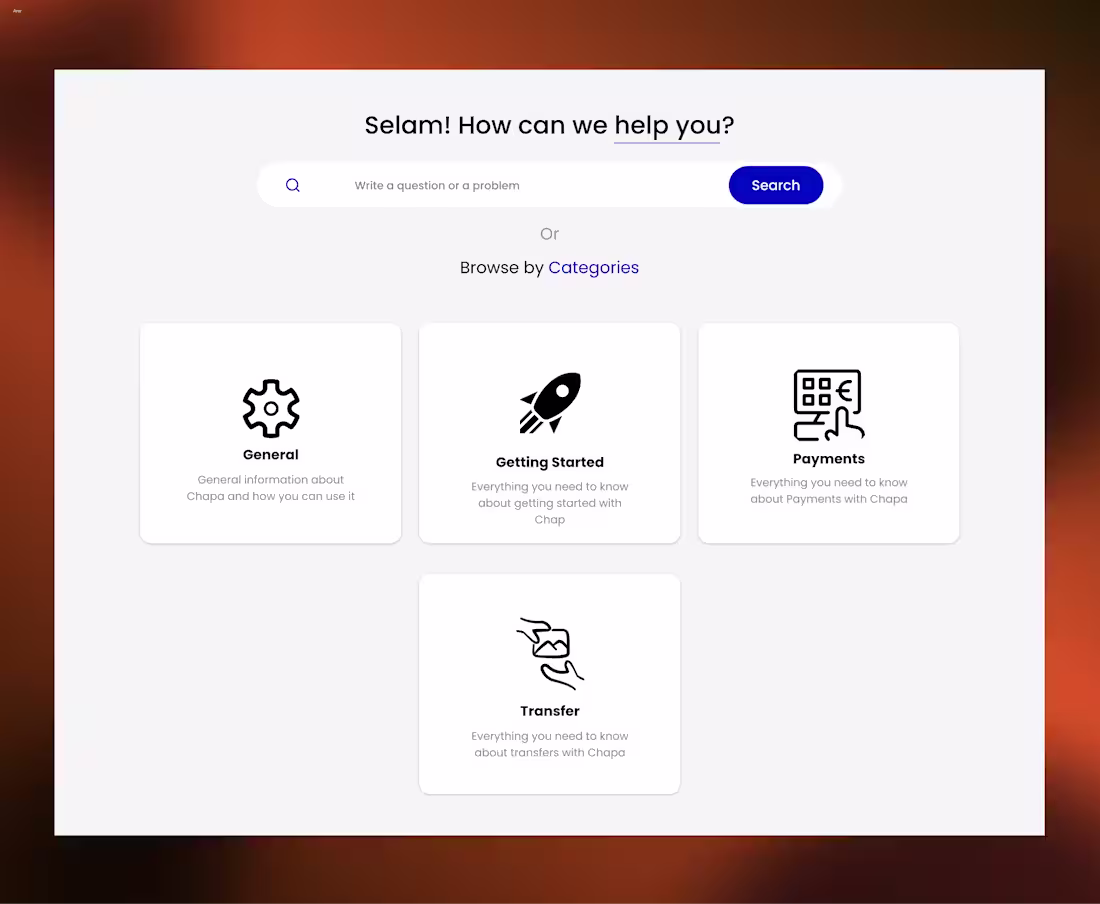 Cover image for Redesigned these support category cards