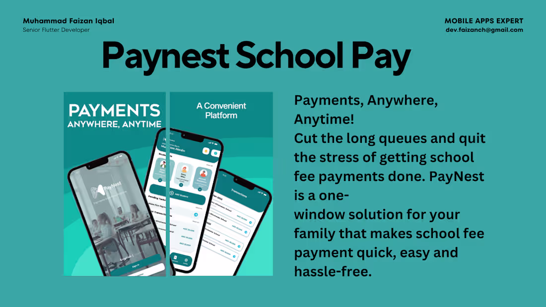 Cover image for PayNest School Pay