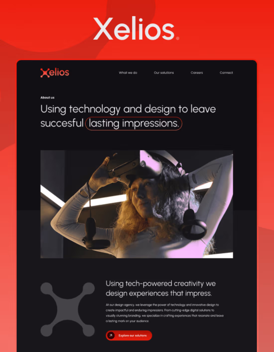 Cover image for Xelios - Agency Website Template