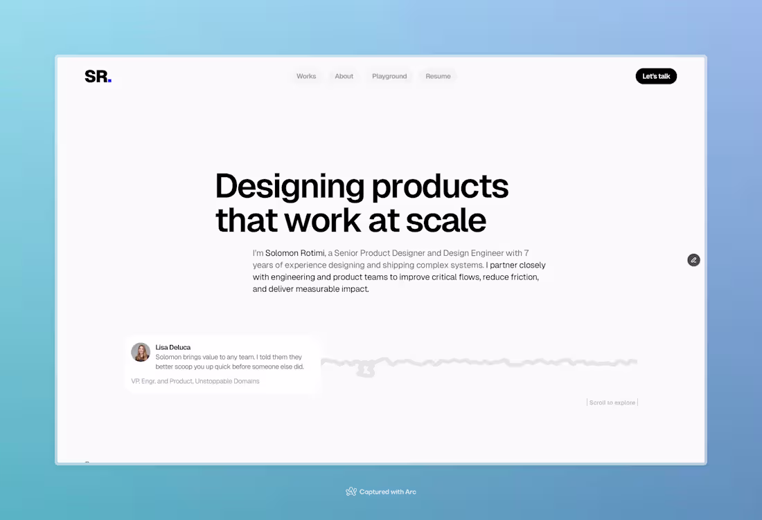 Cover image for Rotimi Portfolio Website