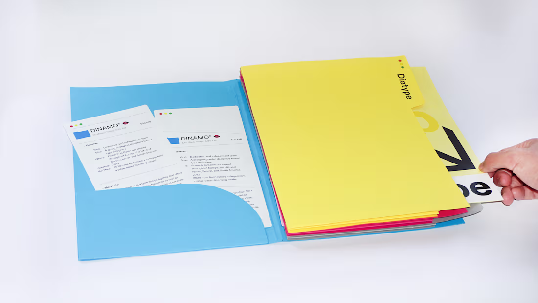 Cover image for ABC Dinamo Type Specimen