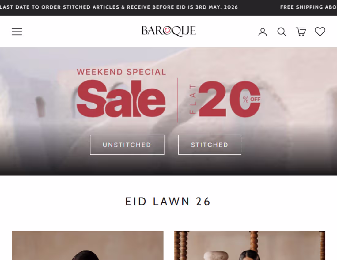 Cover image for baroque.com.pk