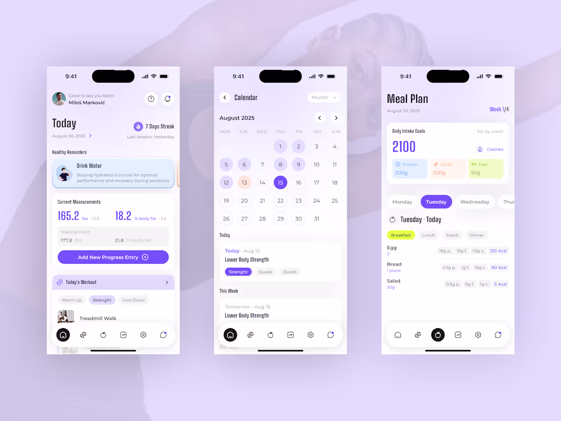 Cover image for Fitness Coaching Platform (Web & Mobile App)