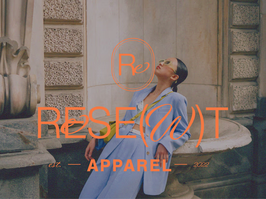 Cover image for Rese(w)t Apparel brand identity