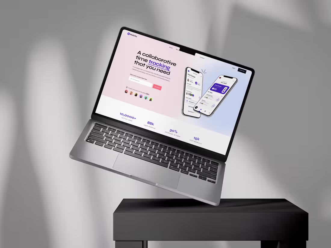 Cover image for SaaS Webste Landing Page