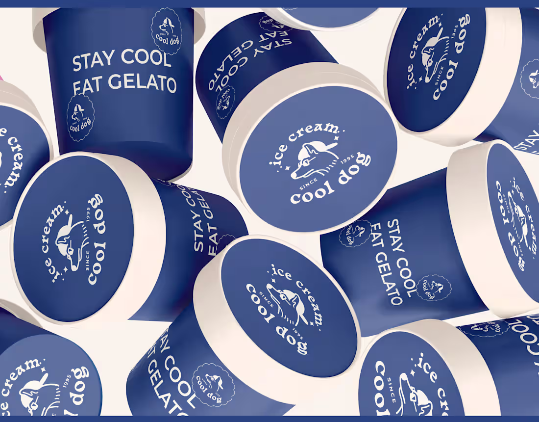 Cover image for Cool dog ice cream