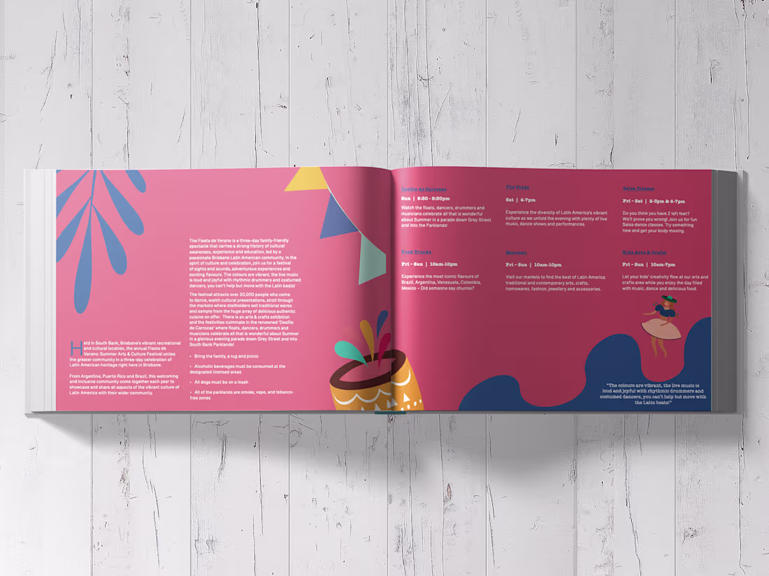 Cover image for Fiesta De Verano Brochure Design