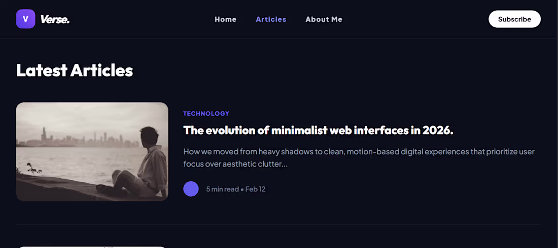 Cover image for A sleek, high-performance blog application