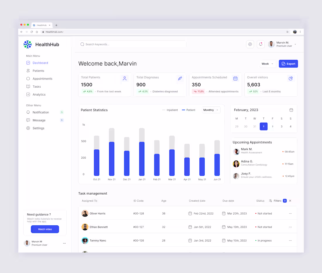 Cover image for Currently designing a Healthcare SaaS