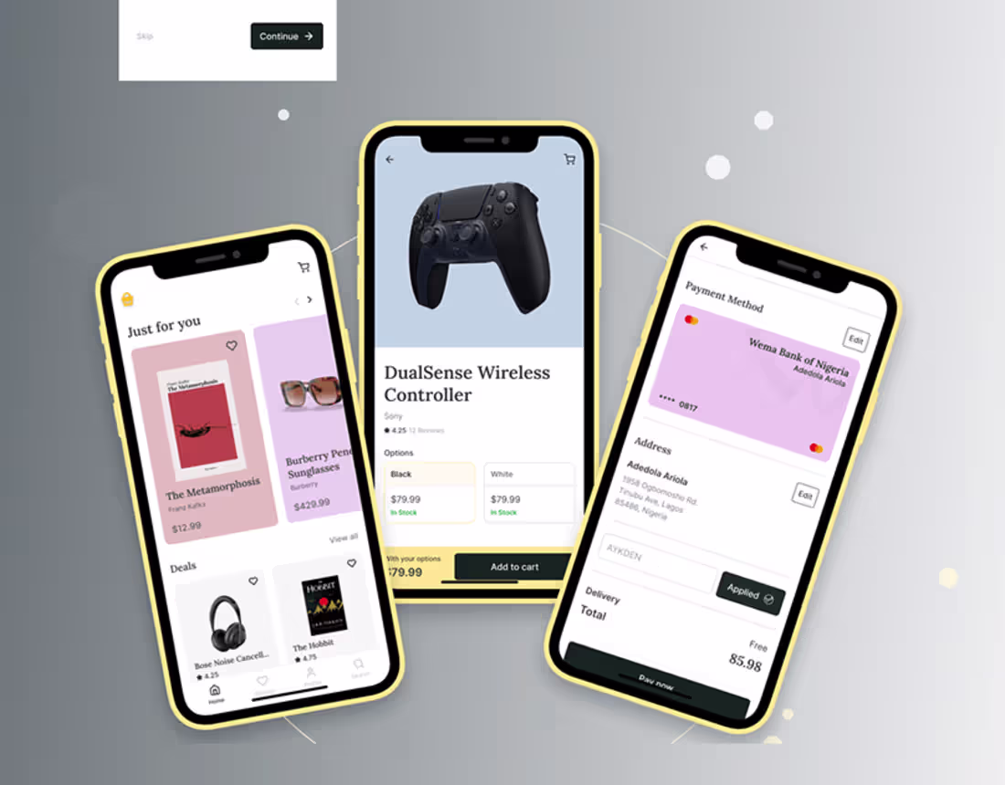 Cover image for BuyAm — E-Commerce Mobile App Case Study