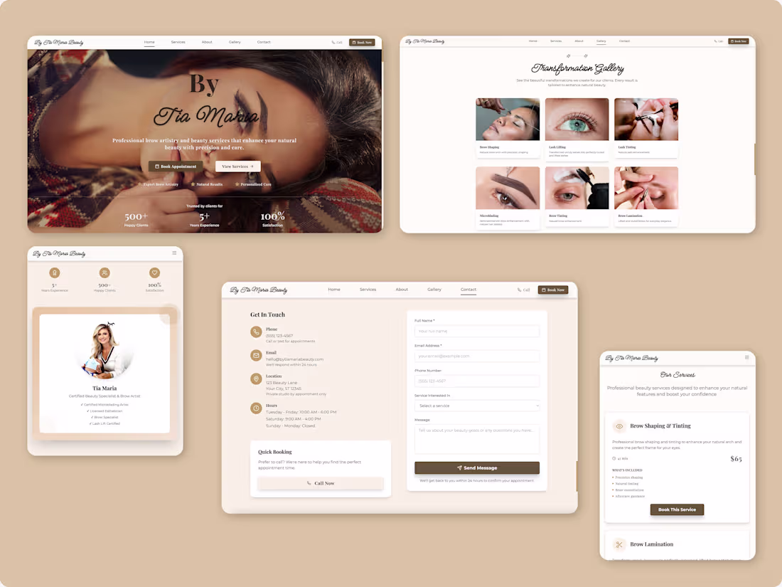 Cover image for Had so much fun transforming this brow and beauty brand’s on...