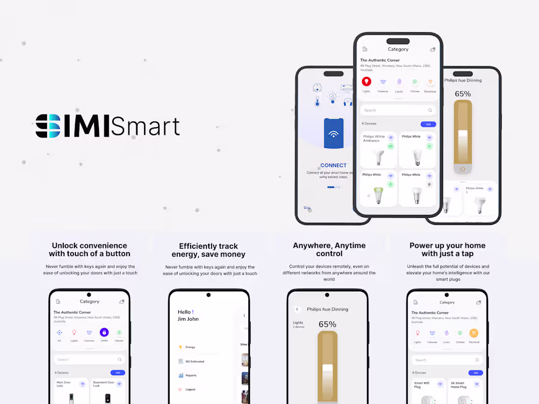 Cover image for SIMI Smart Home Automation App Development