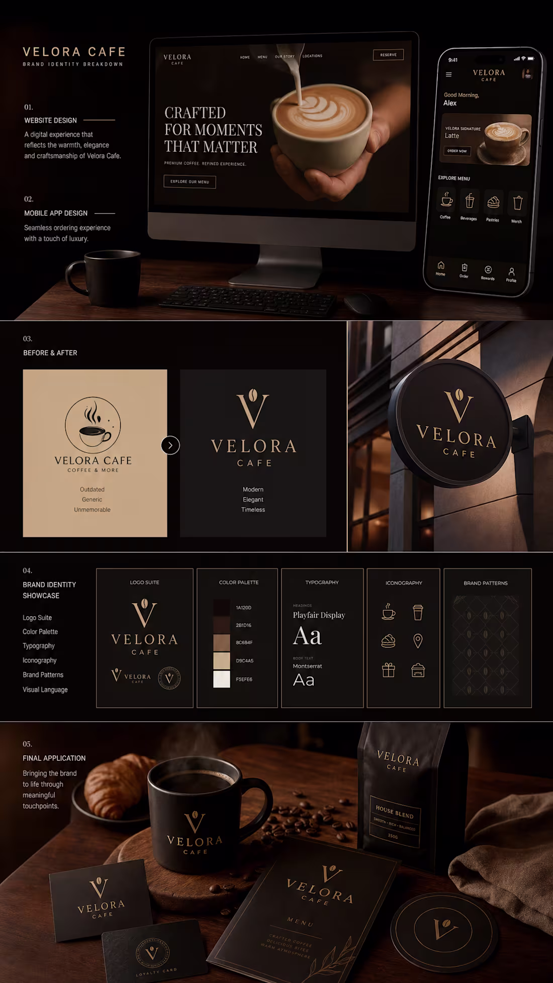 Cover image for Modern Coffee Brand Identity Case