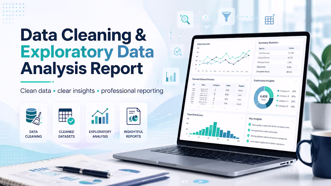 Cover image for Data Cleaning & Exploratory Data Analysis Report