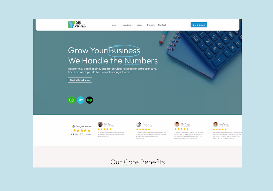 Cover image for Accounting Firm Website Redesign