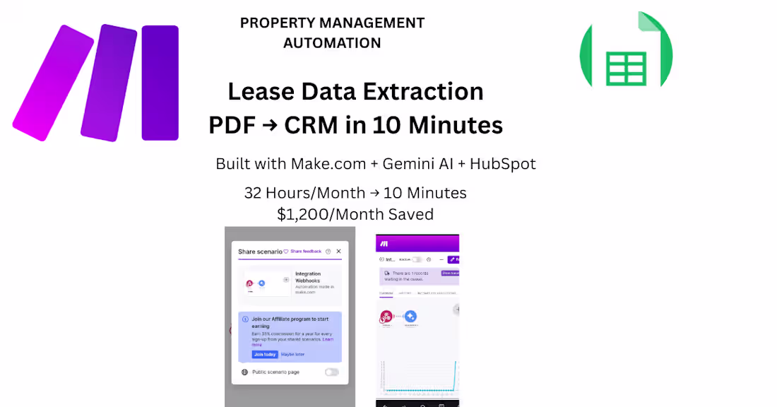 Cover image for Automated lease PDF processing for