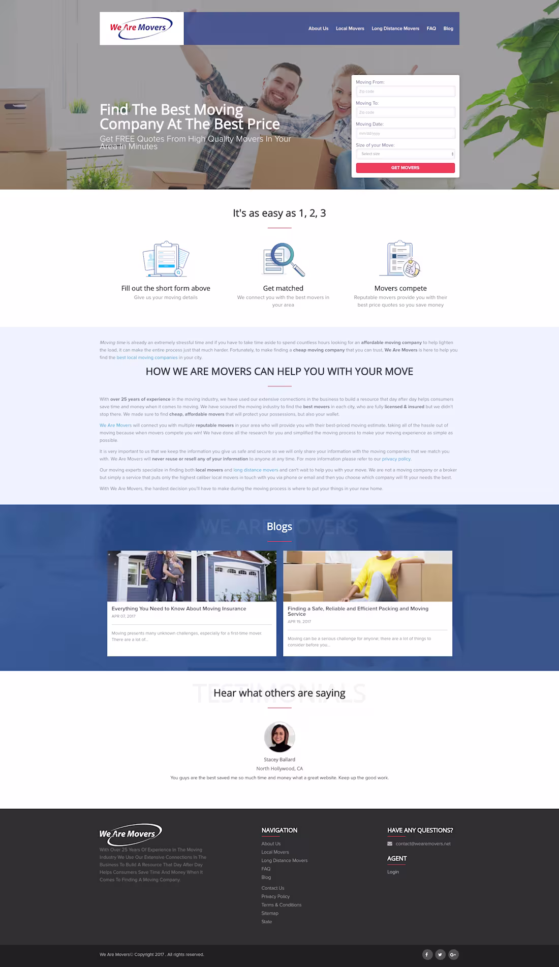 Cover image for Joomla website for a packers
