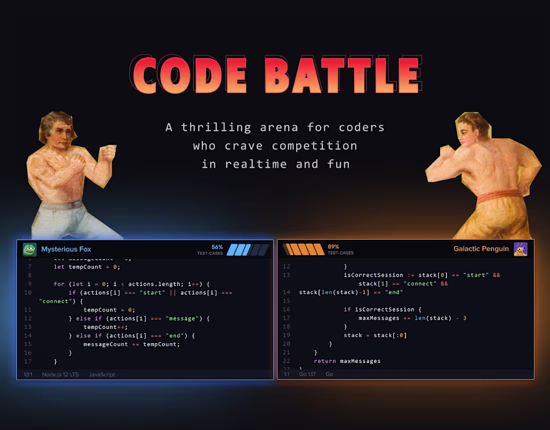 Cover image for Code Battle — UI/UX