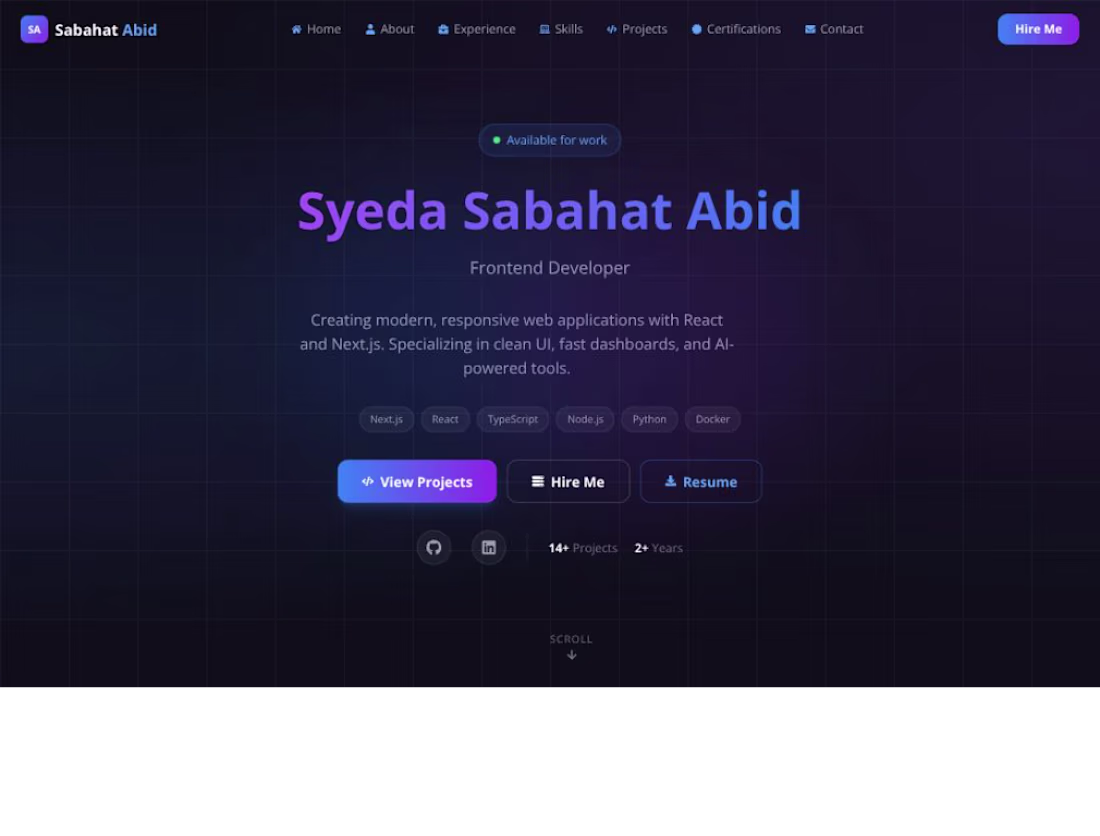 Cover image for Modern Website Development with Next.js & React