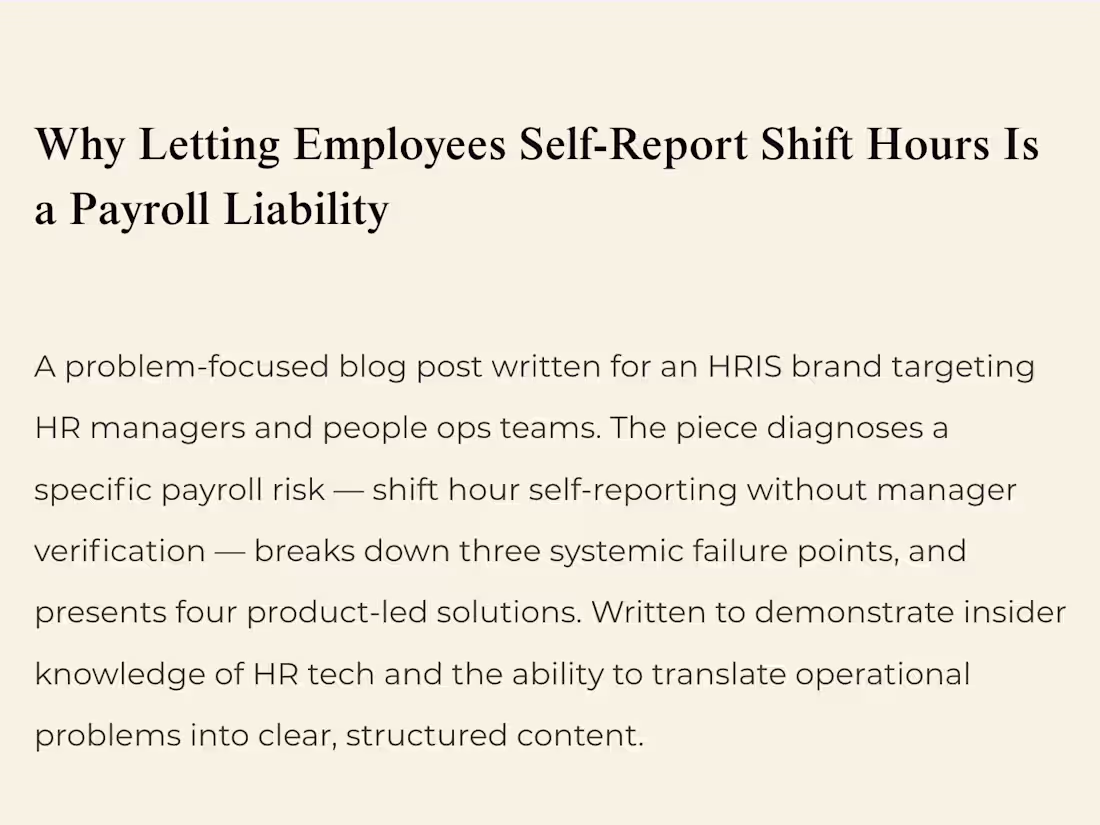 Cover image for B2B SaaS Blog Writing Samples